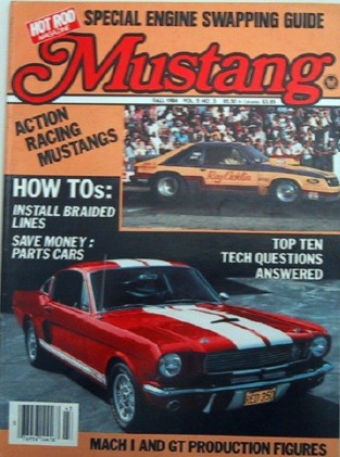 MUSTANG by HOT ROD 1984 FALL V 2, #3 - BUD ANDERSON